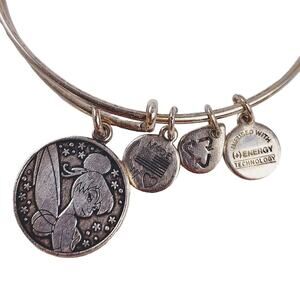 Disney x Alex and Ani Tinker Bell Silver Charm Bracelet